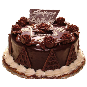 Chocolate Cream Cake 1 kg - Eggless