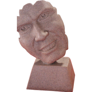 Sand Face Statue