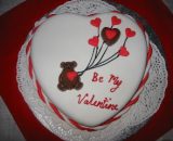 butterscotch valentine cake VizagShop.com