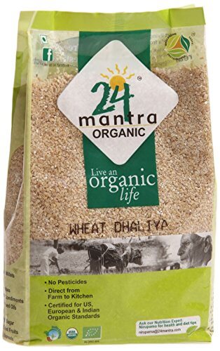 24 Mantra Organic Wheat Daliya 500g VizagShop.com