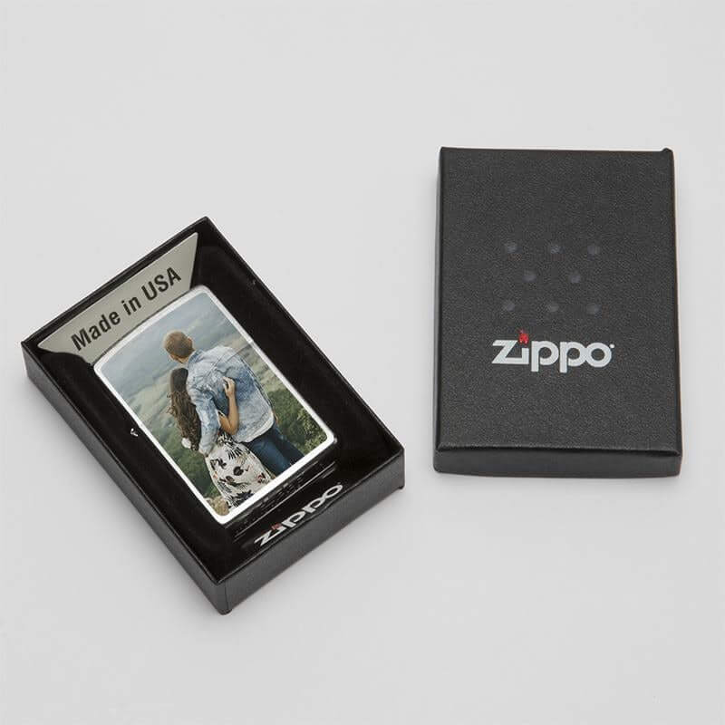 Zippo Cigarette Lighter + Zippo Fluid Refill Combo