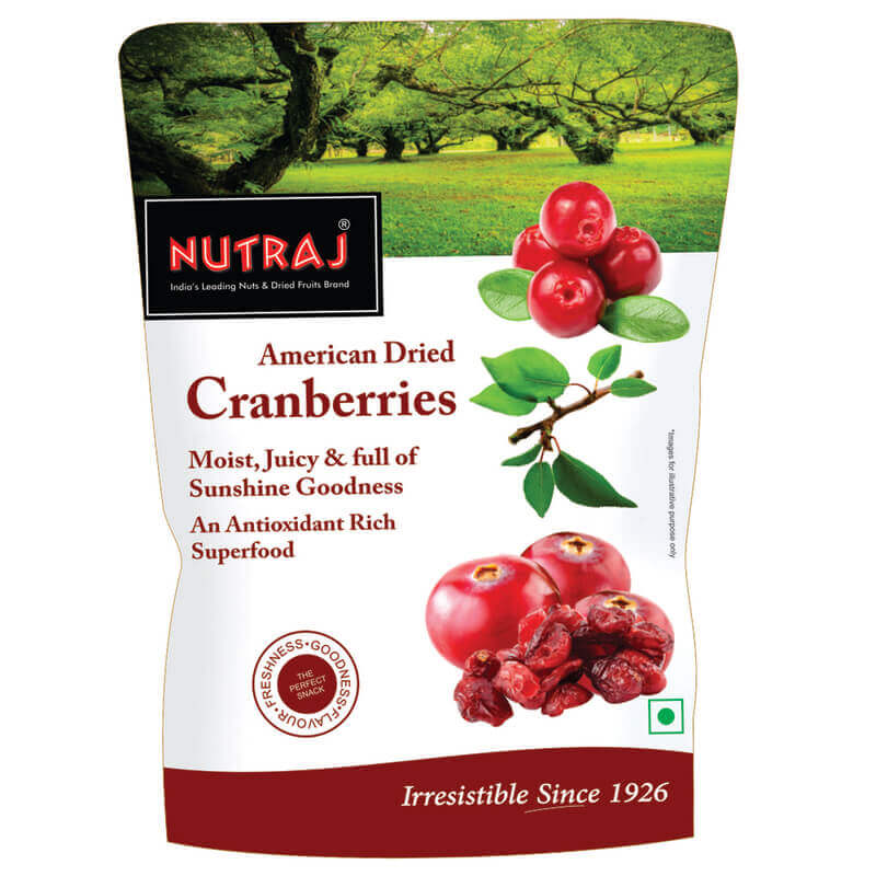 Nutraj Sliced Cranberry 180 g VizagShop.com