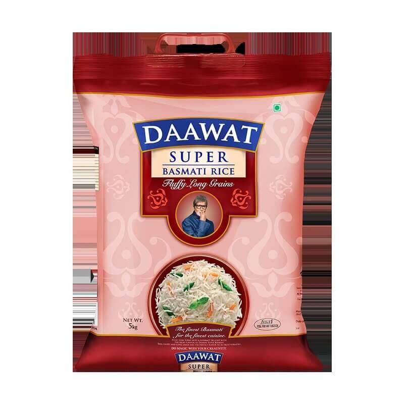 daawat super basmati rice 5kg VizagShop.com